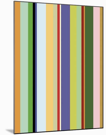 Colorfield Stripe-Dan Bleier-Mounted Art Print