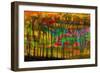 Colorful Abstract 4-Howie Green-Framed Art Print