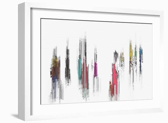 Colorful Abstract Digital Painting for Background-10incheslab-Framed Art Print