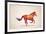 Colorful Abstract Horse Shape-cienpies-Framed Premium Giclee Print