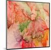 Colorful Abstract Leaf Collage-null-Mounted Art Print