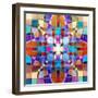 Colorful Abstract Pattern-Tanor-Framed Art Print