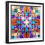 Colorful Abstract Pattern-Tanor-Framed Art Print