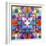 Colorful Abstract Pattern-Tanor-Framed Art Print