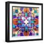 Colorful Abstract Pattern-Tanor-Framed Art Print