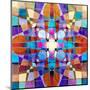 Colorful Abstract Pattern-Tanor-Mounted Art Print