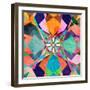 Colorful Abstract Pattern-Tanor-Framed Art Print