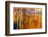 Colorful abstract reflection in lake water-Anna Miller-Framed Photographic Print