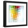 Colorful Abstract Shapes-null-Framed Art Print