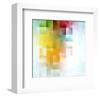 Colorful Abstract Shapes-null-Framed Art Print