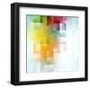 Colorful Abstract Shapes-null-Framed Art Print