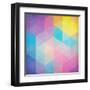 Colorful Abstract Triangles-art_of_sun-Framed Art Print