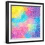 Colorful Abstract Triangles-art_of_sun-Framed Art Print