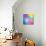 Colorful Abstract Triangles-art_of_sun-Art Print displayed on a wall