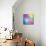 Colorful Abstract Triangles-art_of_sun-Mounted Art Print displayed on a wall