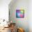 Colorful Abstract Triangles-art_of_sun-Framed Stretched Canvas displayed on a wall