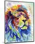 Colorful African Lion-Sarah Stribbling-Mounted Art Print