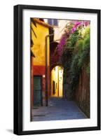 Colorful Alley in Portofino-George Oze-Framed Photographic Print