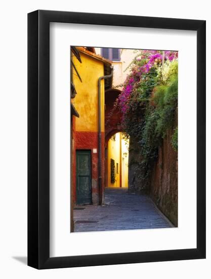 Colorful Alley in Portofino-George Oze-Framed Photographic Print