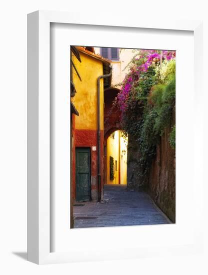 Colorful Alley in Portofino-George Oze-Framed Photographic Print