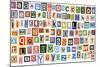 'Colorful Alphabet Made Of Magazine Clippings And Letters . Isolated On ...