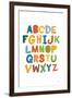 Colorful Alphabet-Becky Thorns-Framed Art Print