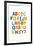 Colorful Alphabet-Becky Thorns-Framed Art Print