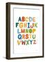 Colorful Alphabet-Becky Thorns-Framed Art Print