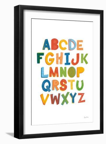 Colorful Alphabet-Becky Thorns-Framed Art Print
