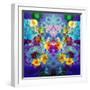 Colorful and Symmetric Photographic Layer Work of Blossoms-Alaya Gadeh-Framed Photographic Print