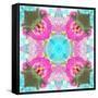 Colorful and Symmetric Photographic Layer Work of Blossoms-Alaya Gadeh-Framed Stretched Canvas