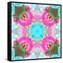 Colorful and Symmetric Photographic Layer Work of Blossoms-Alaya Gadeh-Framed Stretched Canvas