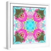 Colorful and Symmetric Photographic Layer Work of Blossoms-Alaya Gadeh-Framed Photographic Print