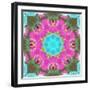 Colorful and Symmetric Photographic Layer Work of Blossoms-Alaya Gadeh-Framed Photographic Print