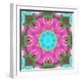 Colorful and Symmetric Photographic Layer Work of Blossoms-Alaya Gadeh-Framed Photographic Print