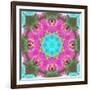 Colorful and Symmetric Photographic Layer Work of Blossoms-Alaya Gadeh-Framed Photographic Print