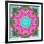 Colorful and Symmetric Photographic Layer Work of Blossoms-Alaya Gadeh-Framed Photographic Print