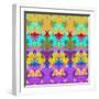 Colorful and Symmetric Photographic Layer Work of Blossoms-Alaya Gadeh-Framed Photographic Print