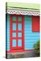 Colorful Architecture in Roseau-Richard Cummins-Stretched Canvas