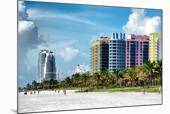 Colorful Architecture - Miami Beach - Florida-Philippe Hugonnard-Mounted Photographic Print