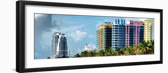 Colorful Architecture - Miami Beach - Florida-Philippe Hugonnard-Framed Photographic Print