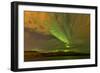 Colorful Aurora Borealis over Lake, Yukon, Canada-null-Framed Photographic Print