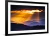 Colorful Autumn Sunrise over the Smoky Mountains-Dean Fikar-Framed Photographic Print