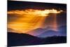 Colorful Autumn Sunrise over the Smoky Mountains-Dean Fikar-Mounted Photographic Print