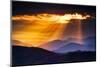 Colorful Autumn Sunrise over the Smoky Mountains-Dean Fikar-Mounted Photographic Print