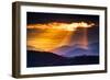 Colorful Autumn Sunrise over the Smoky Mountains-Dean Fikar-Framed Photographic Print