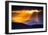 Colorful Autumn Sunrise over the Smoky Mountains-Dean Fikar-Framed Photographic Print