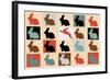 Colorful-Baby-Rabbits 10000-Mark Ashkenazi-Framed Giclee Print