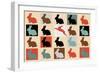 Colorful-Baby-Rabbits 10000-Mark Ashkenazi-Framed Giclee Print