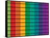 Colorful Background With Horizontal Lines-maxmitzu-Framed Stretched Canvas